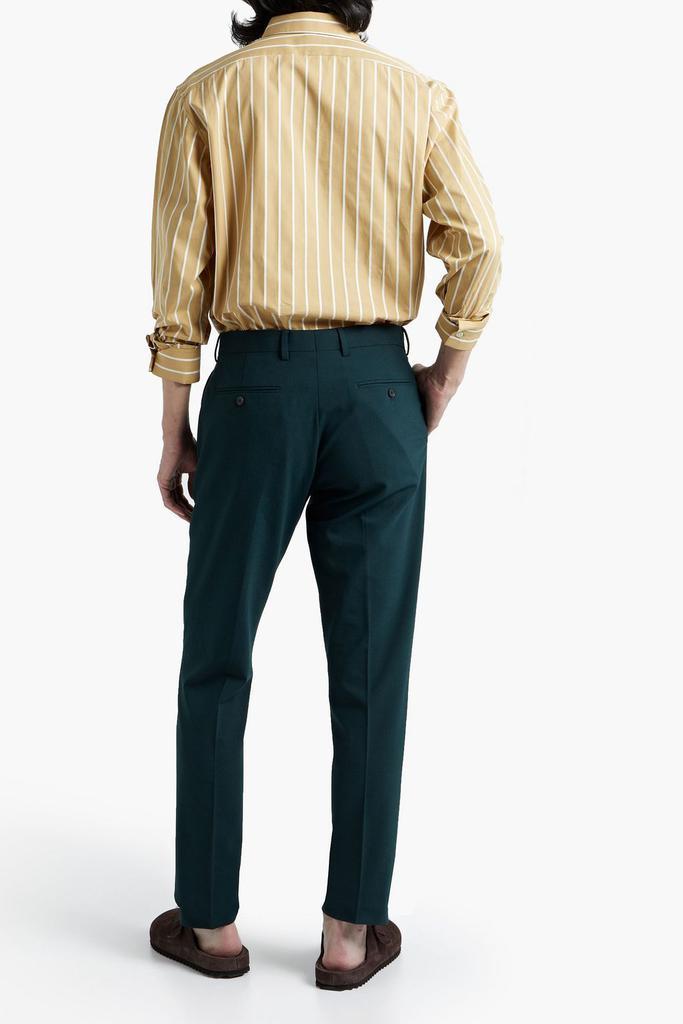 商品Sandro|Striped cotton-poplin shirt,价格¥362,第5张图片详细描述