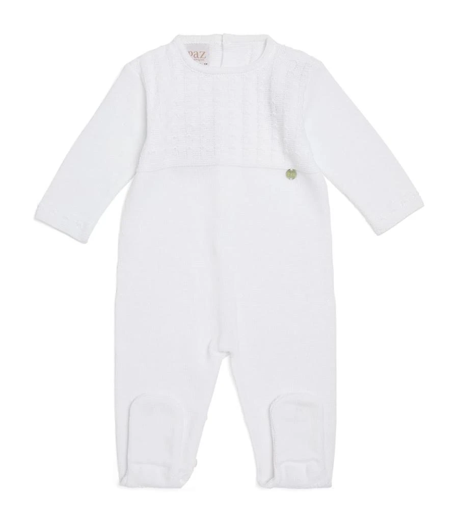 商品Paz Rodriguez|Cotton Collared All-In-One (0-12 Months),价格¥588,第1张图片