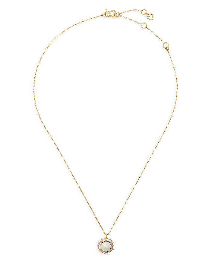 商品Kate Spade|Candy Shop Faux Pearl Halo Pendant Necklace, 17",价格¥488,第4张图片详细描述