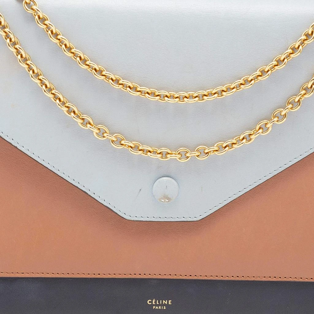 商品[二手商品] Celine|Celine Multicolor Leather Pocket Envelope Shoulder Bag,价格¥3092,第5张图片详细描述