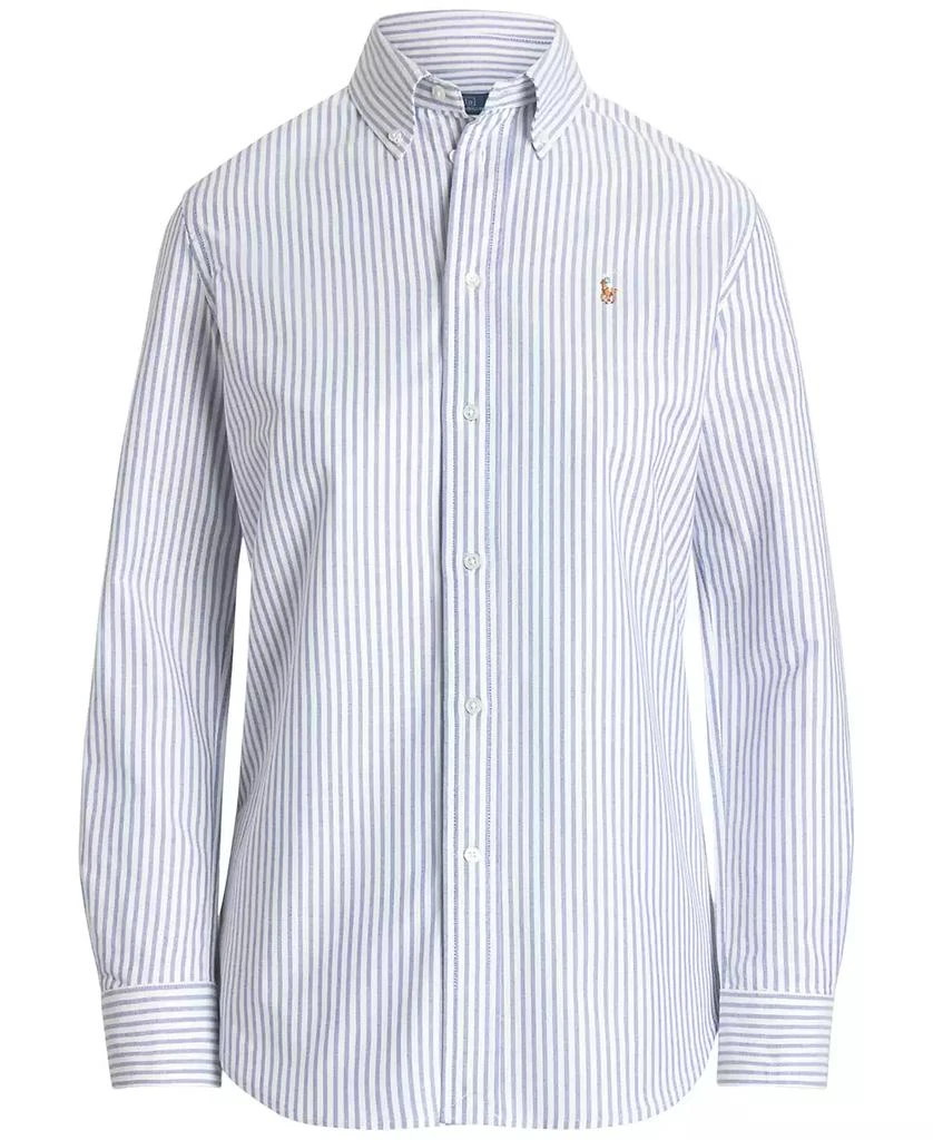 商品Ralph Lauren|Women's Stretch Slim Fit Striped Oxford Shirt,价格¥948,第5张图片详细描述