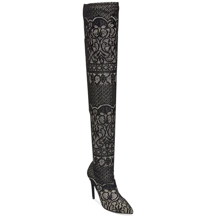 商品Steve Madden|Women's Tiffy Over-The-Knee Lace Boots,价格¥338,第1张图片