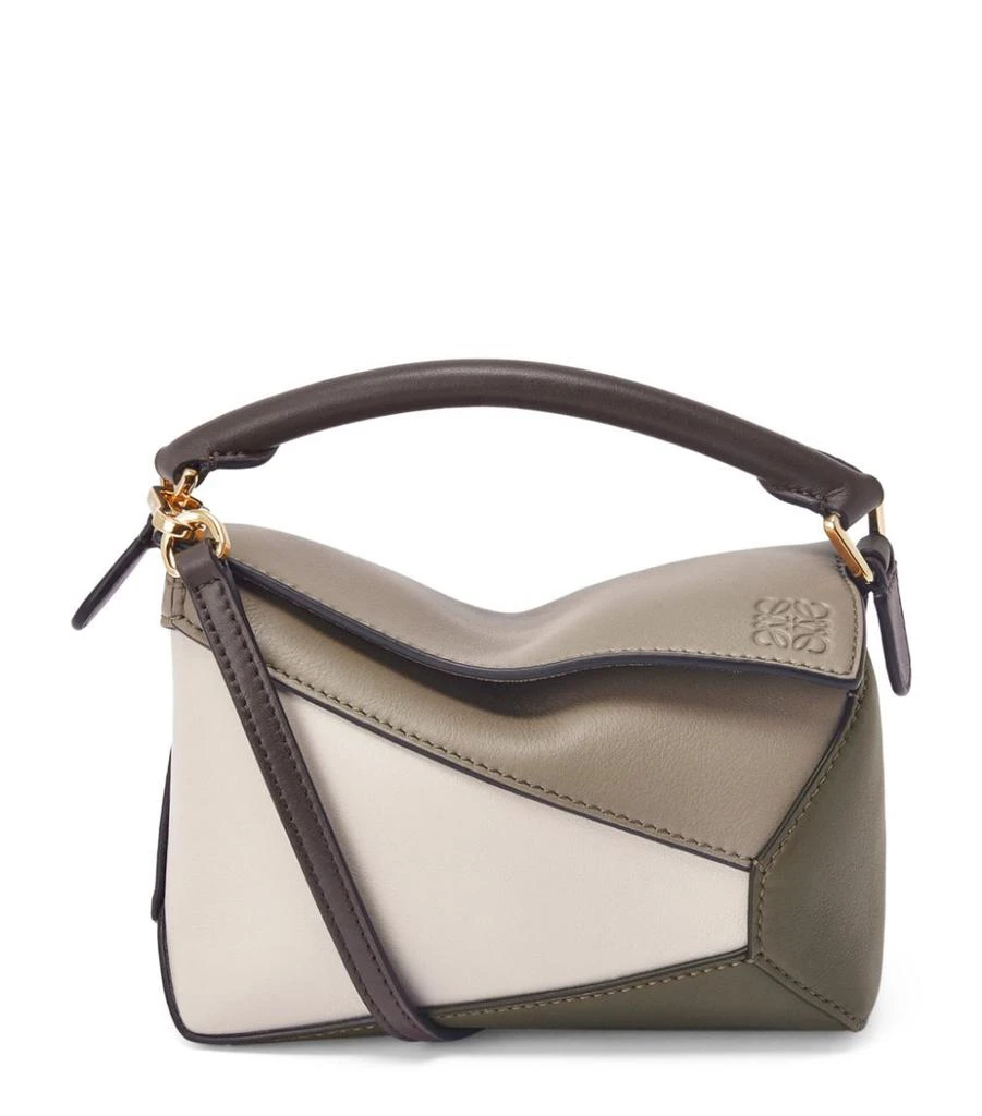 商品Loewe|Mini Leather Puzzle Edge Top-Handle Bag,价格¥18283,第1张图片