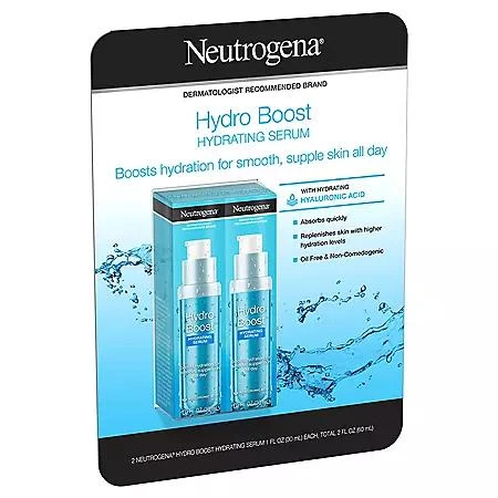 商品Neutrogena|Neutrogena Hydro Boost Hydrating Serum (1 fl. oz., 2 pk.),价格¥235,第2张图片详细描述