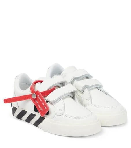 商品Off-White|Low Vulcanized皮革运动鞋,价格¥2491,第1张图片