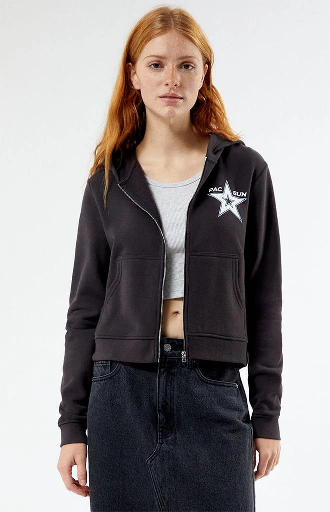 商品PacSun|Star Zip Up Hoodie,价格¥99,第1张图片