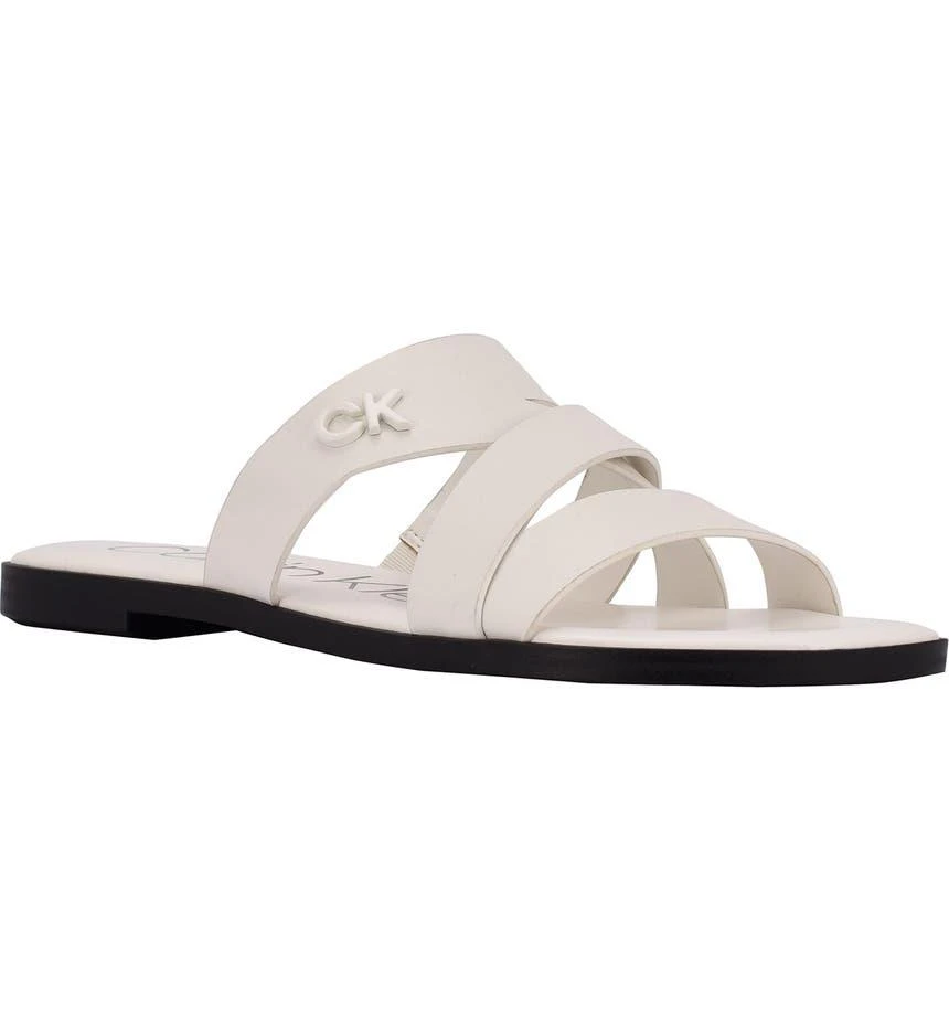 商品Calvin Klein|Kanio Strappy Slide Sandal,价格¥196,第1张图片