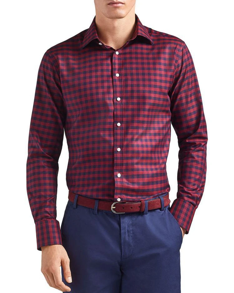 商品Thomas Pink|Holbrook Check Slim Fit Dress Shirt - Bloomingdale's Regular Fit,价格¥1009,第3张图片详细描述