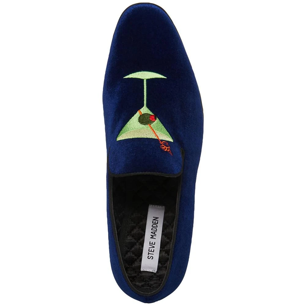 商品Steve Madden|Men's Martini Velvet Smoking Slipper,价格¥376,第5张图片详细描述