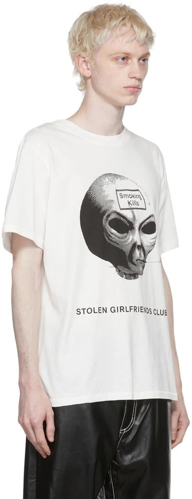 商品Stolen Girlfriends Club|白色有机棉 T 恤,价格¥839,第2张图片详细描述