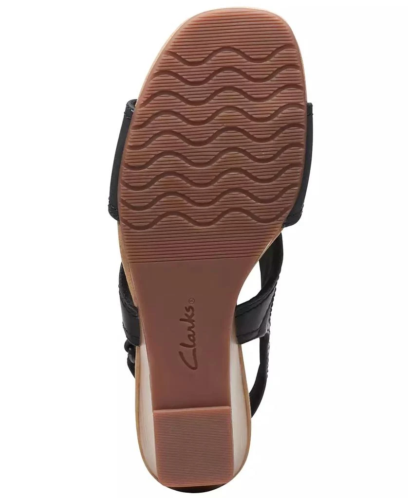 商品Clarks|Women's Kyarra Aster Cutout Wedge Sandals,价格¥445,第5张图片详细描述