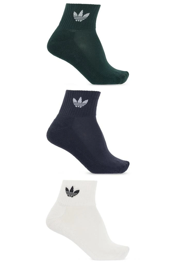 商品Adidas|Adidas Originals Mid Cut Crew 3-Pack Socks,价格¥39,第1张图片