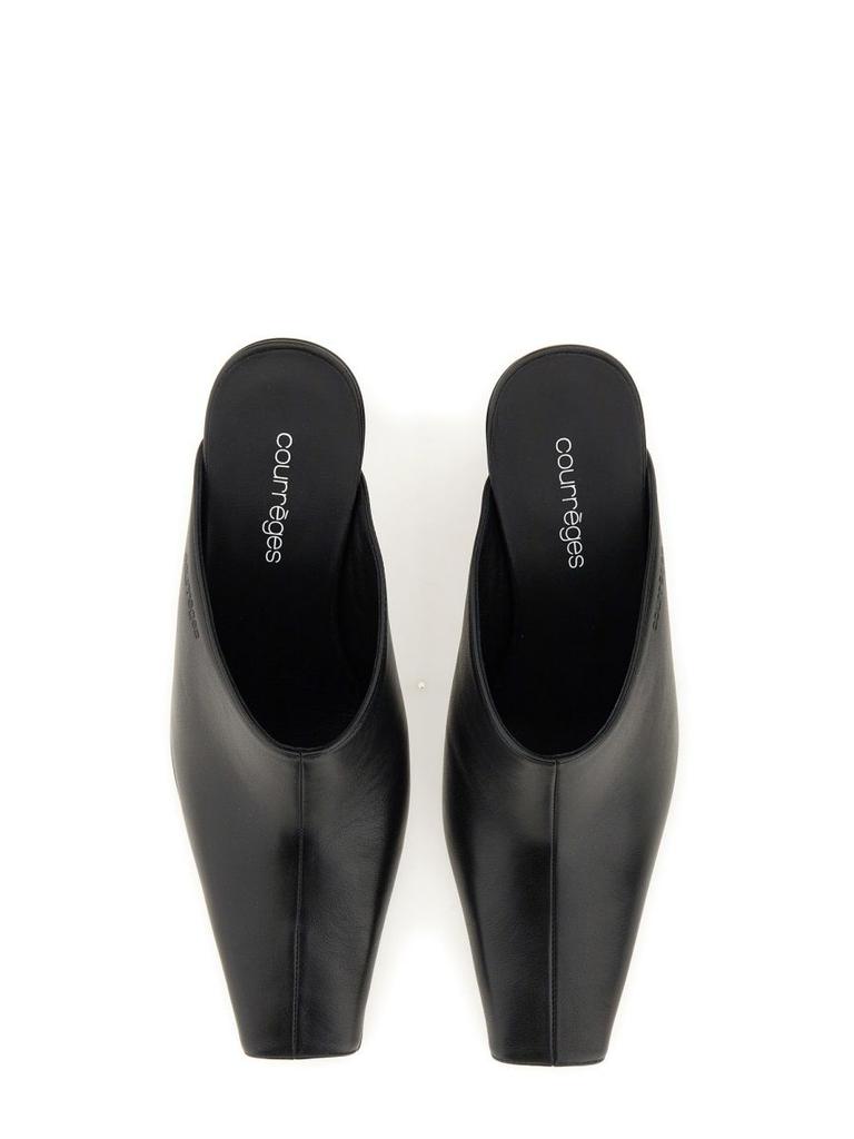 Courrèges Leather Mules For - Wedge Sandals - BeyondStyle