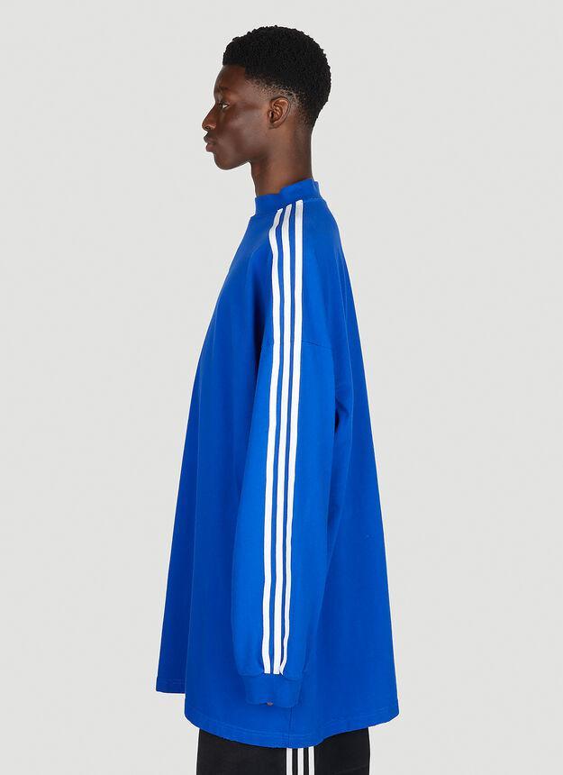 商品Adidas|Logo Print Long Sleeve T-Shirt in Blue,价格¥6918,第5张图片详细描述