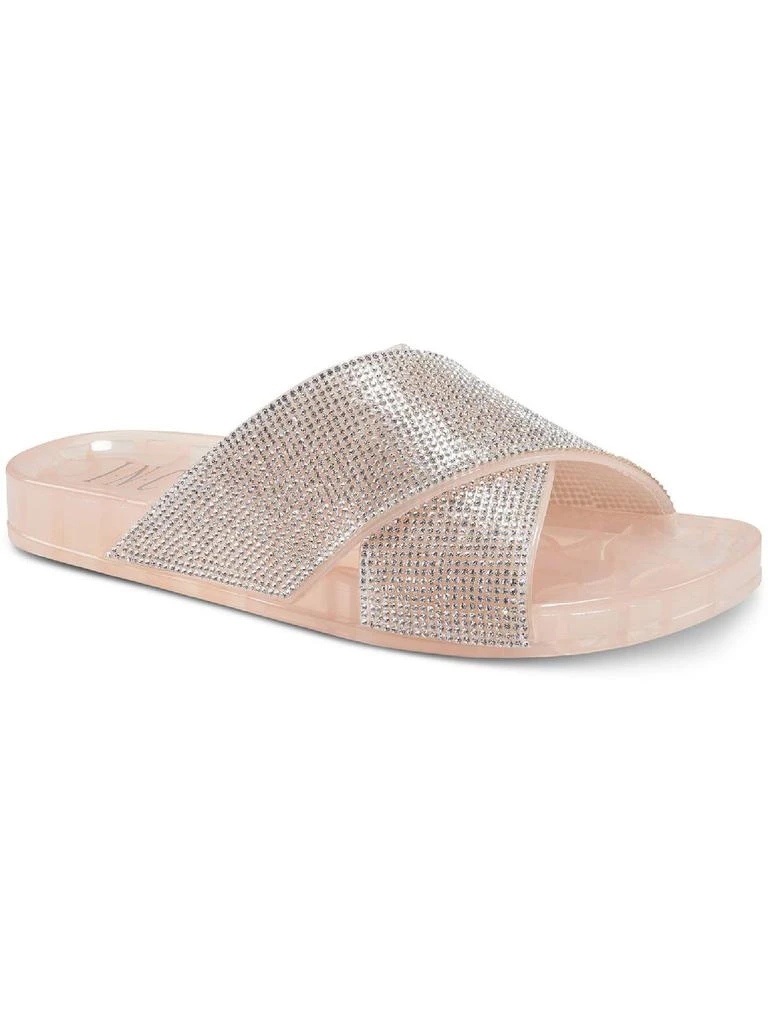 商品INC International|Viraa Womens Slip On Embellished Pool Slides,价格¥127,第1张图片