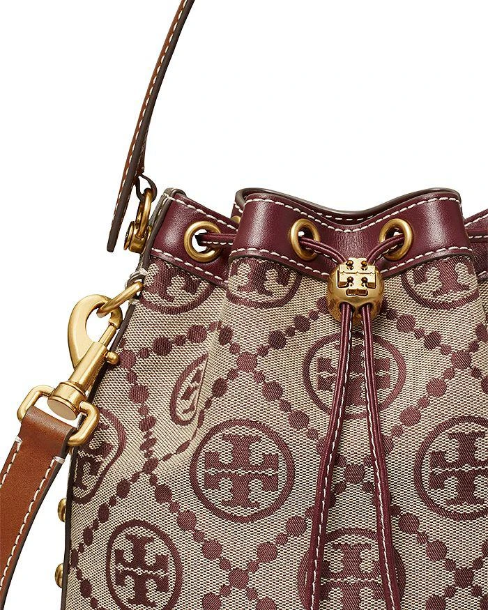 商品Tory Burch|T Monogram Studded Bucket Bag,价格¥4523,第5张图片详细描述