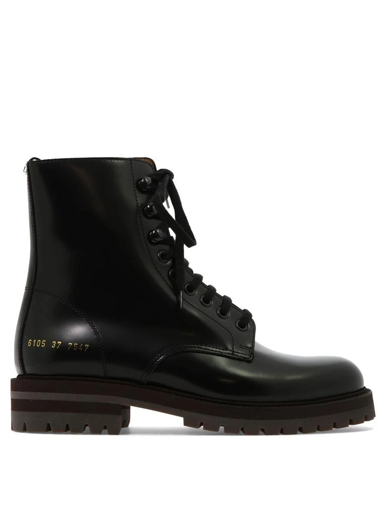商品Common Projects|Common Projects Womens Black Ankle Boots,价格¥6849,第1张图片
