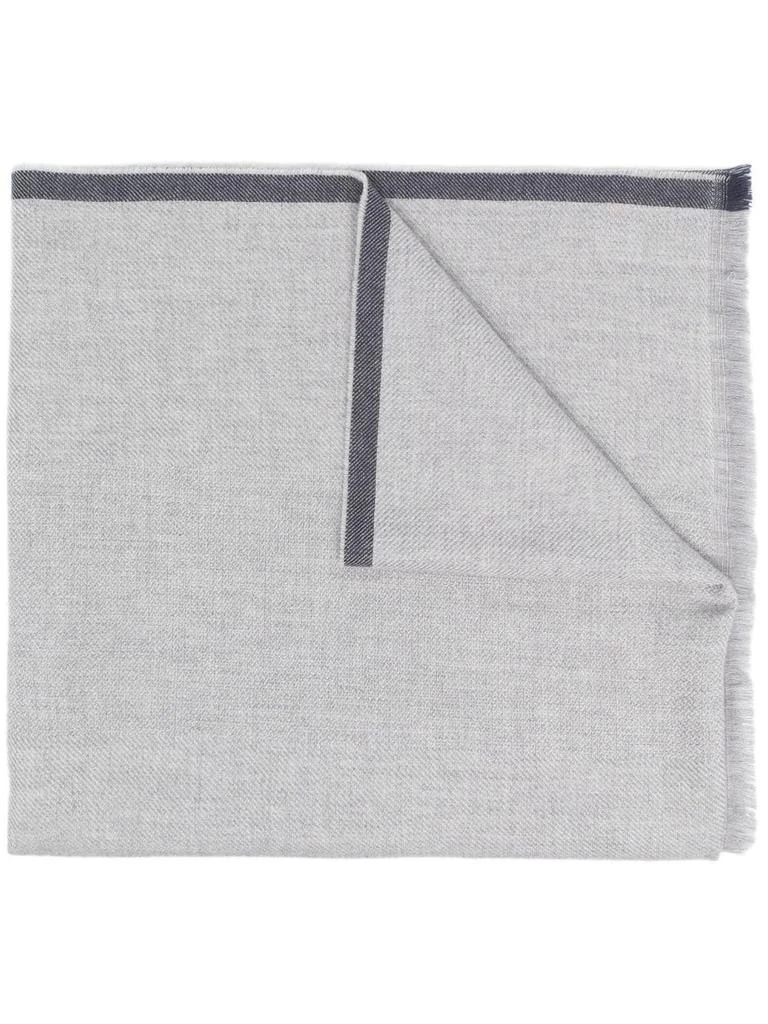 商品Brunello Cucinelli|WOOL AND CASHMERE BLEND SCARF,价格¥2800,第1张图片