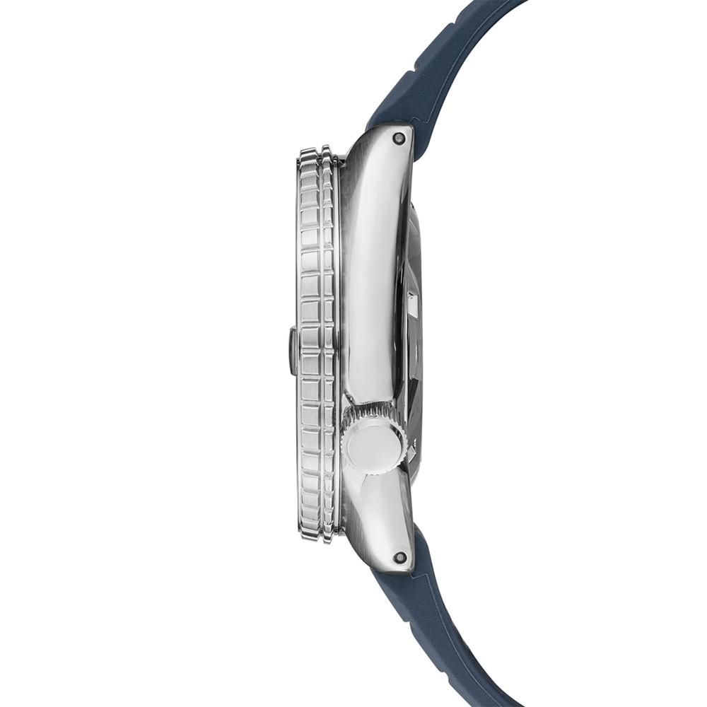 Men's Automatic Prospex Diver Dark Blue Silicone Strap Watch 45mm商品第2张图片规格展示