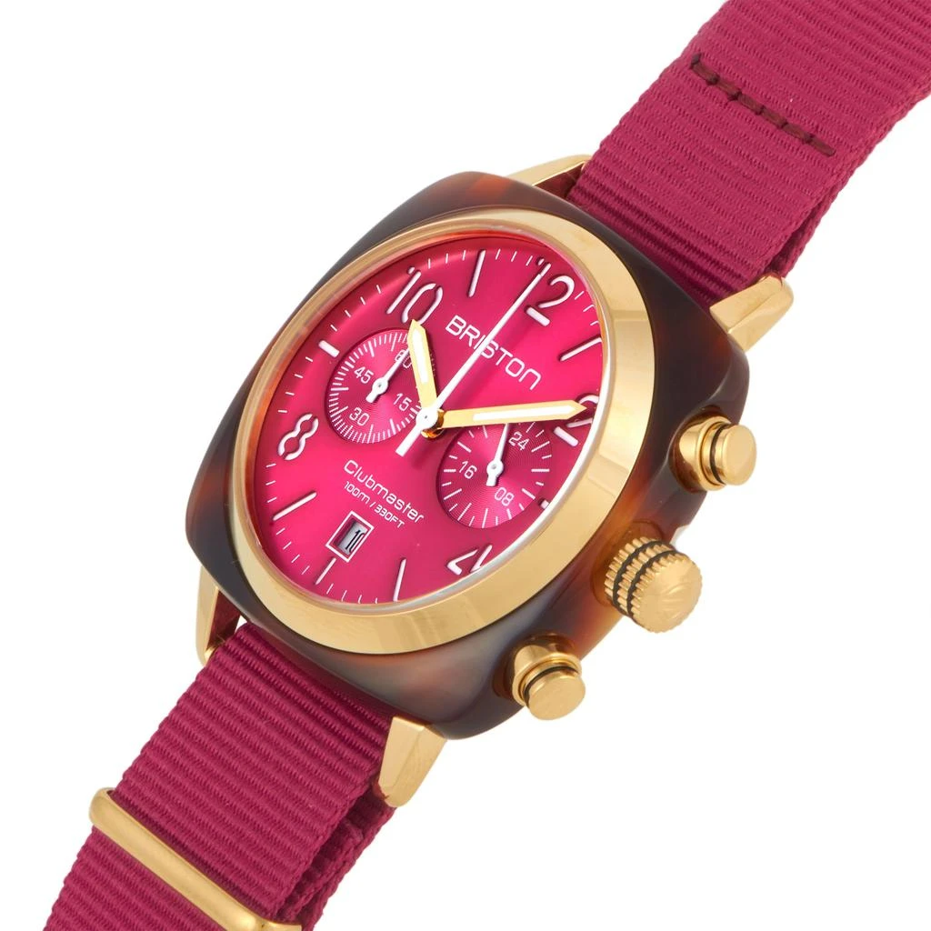 商品Briston|Briston Clubmaster Classic Acetate Gold Berry Dial Watch 19140.PYA.T.28.NBER,价格¥957,第2张图片详细描述