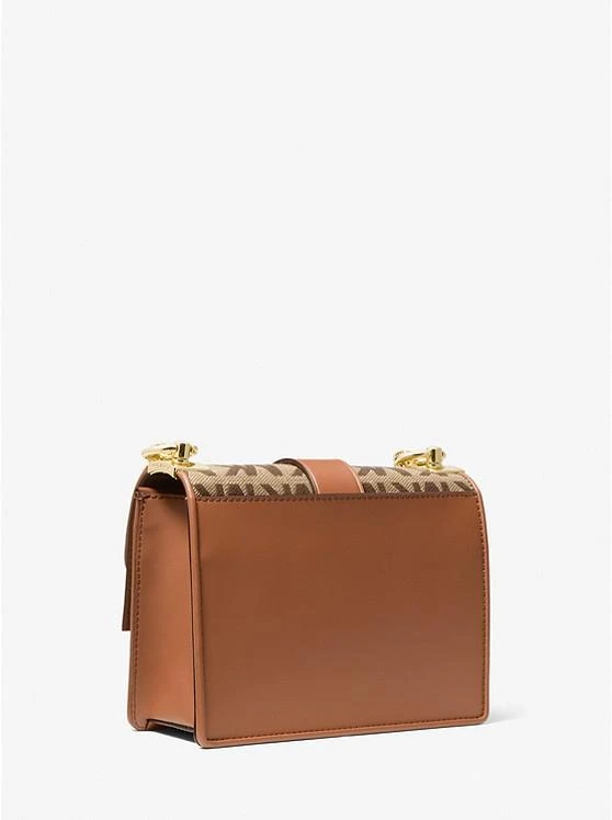 商品Michael Kors|Greenwich 小号徽标提花皮革斜挎包 ,价格¥842,第3张图片详细描述