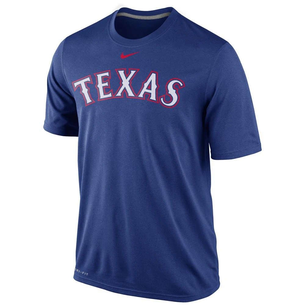 商品NIKE|Men's Texas Rangers Legend Wordmark T-Shirt,价格¥113,第1张图片