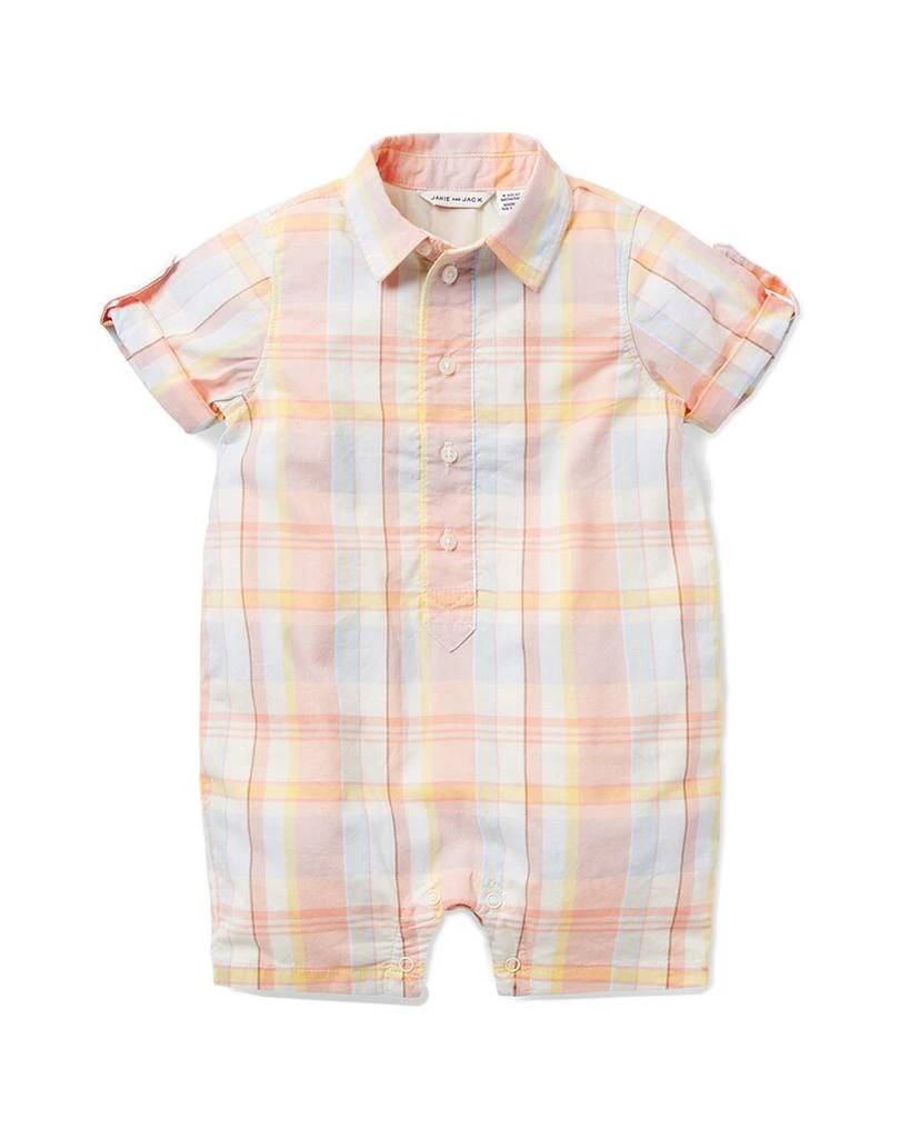 商品Janie and Jack|Janie and Jack Baby Madras Plaid Romper,价格¥144,第1张图片