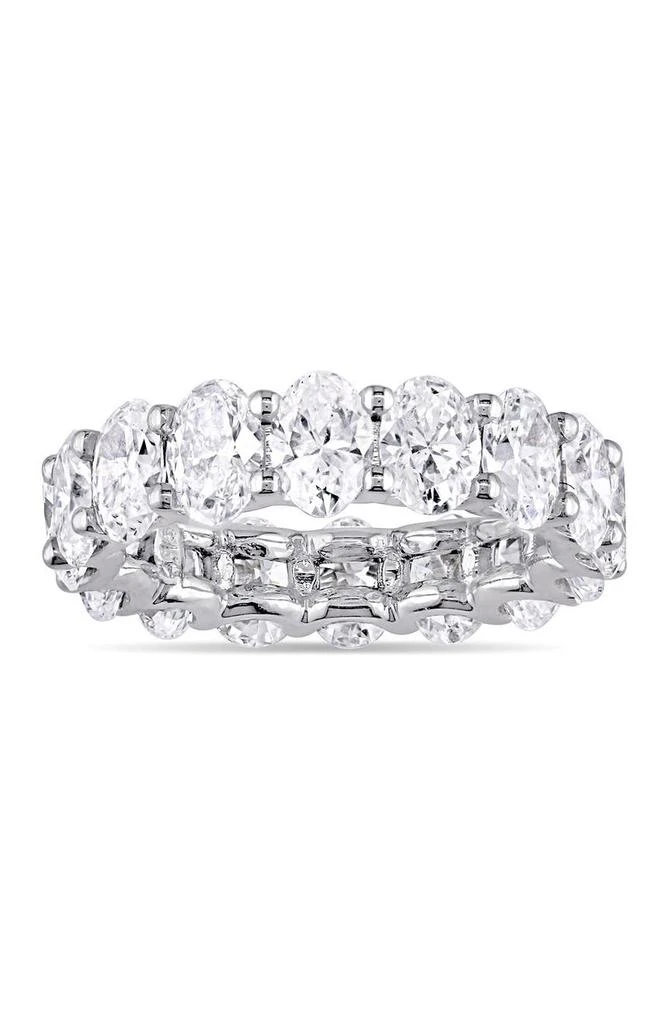 商品Suzy Levian|Sterling Silver Petite Oval-Cut CZ Eternity Band,价格¥675,第1张图片