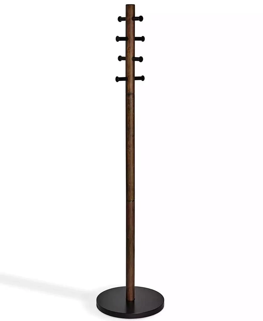 商品Umbra|Pillar Rubberwood Coat Rack,价格¥847,第1张图片