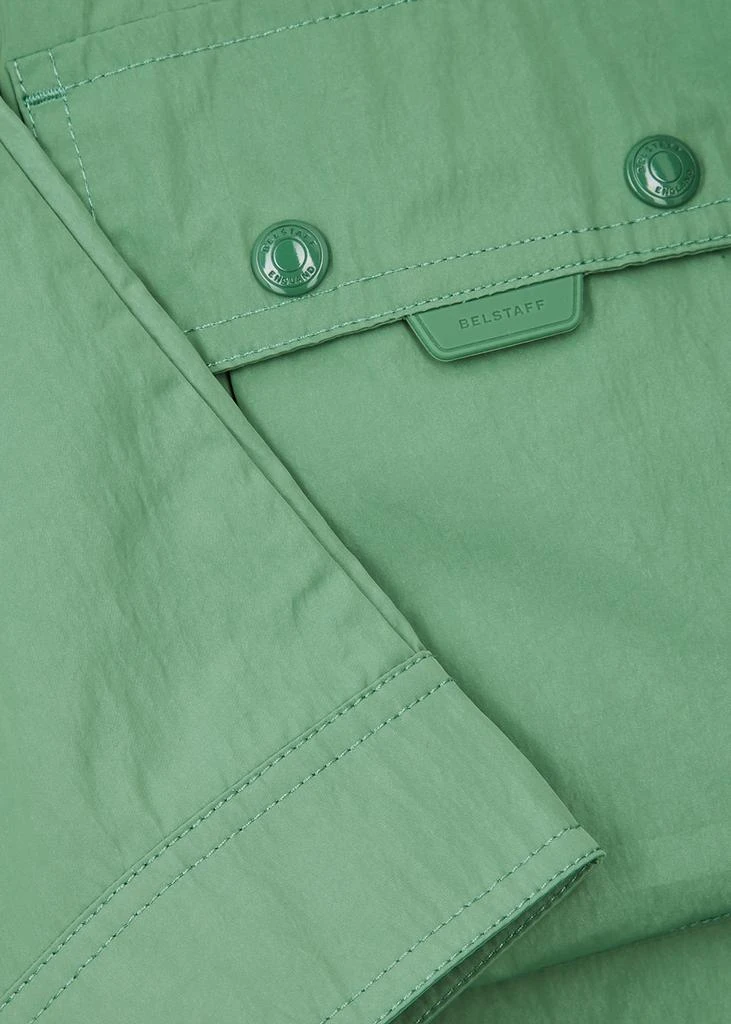 商品BELSTAFF|Tactical green crinkled shell overshirt,价格¥1291,第5张图片详细描述