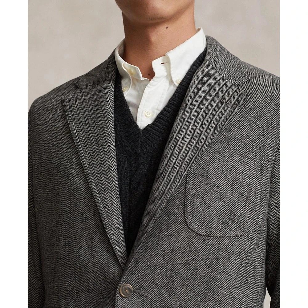 商品Ralph Lauren|Men's Polo Modern Herringbone Sport Coat,价格¥762,第3张图片详细描述