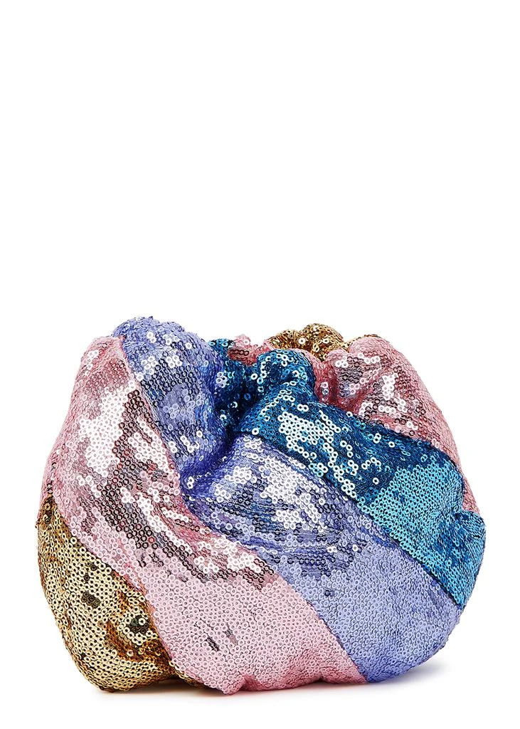 商品ROSANTICA|Fatale sequin-embellished clutch,价格¥3068,第2张图片详细描述