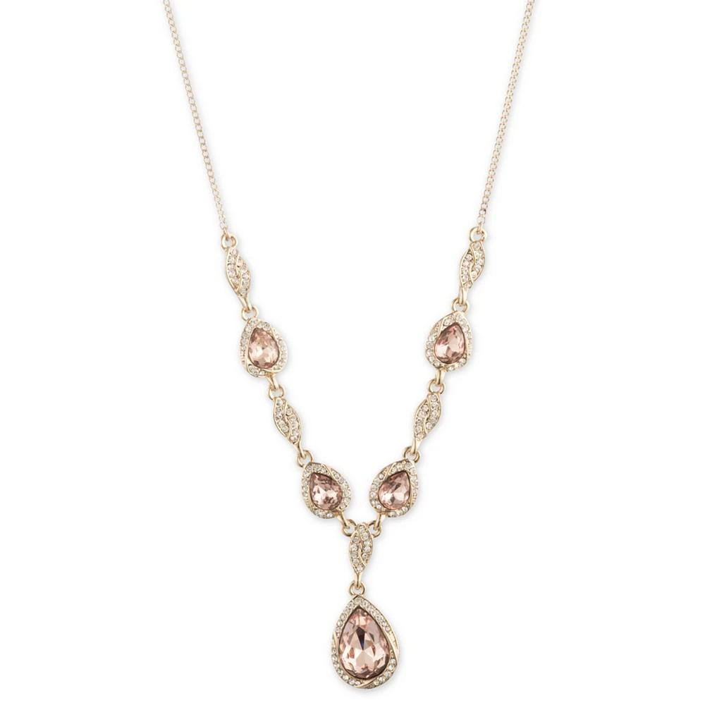 商品Givenchy|Gold-Tone Crystal Pear Y Necklace, 16" + 3" extender,价格¥294,第1张图片