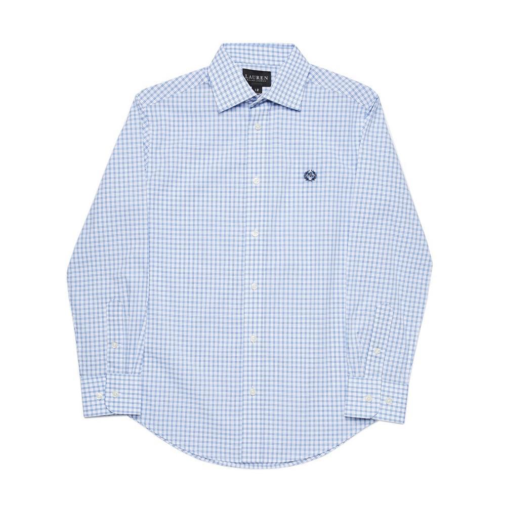 商品Ralph Lauren|Big Boys Long Sleeve Tattersall Shirt,价格¥276,第1张图片