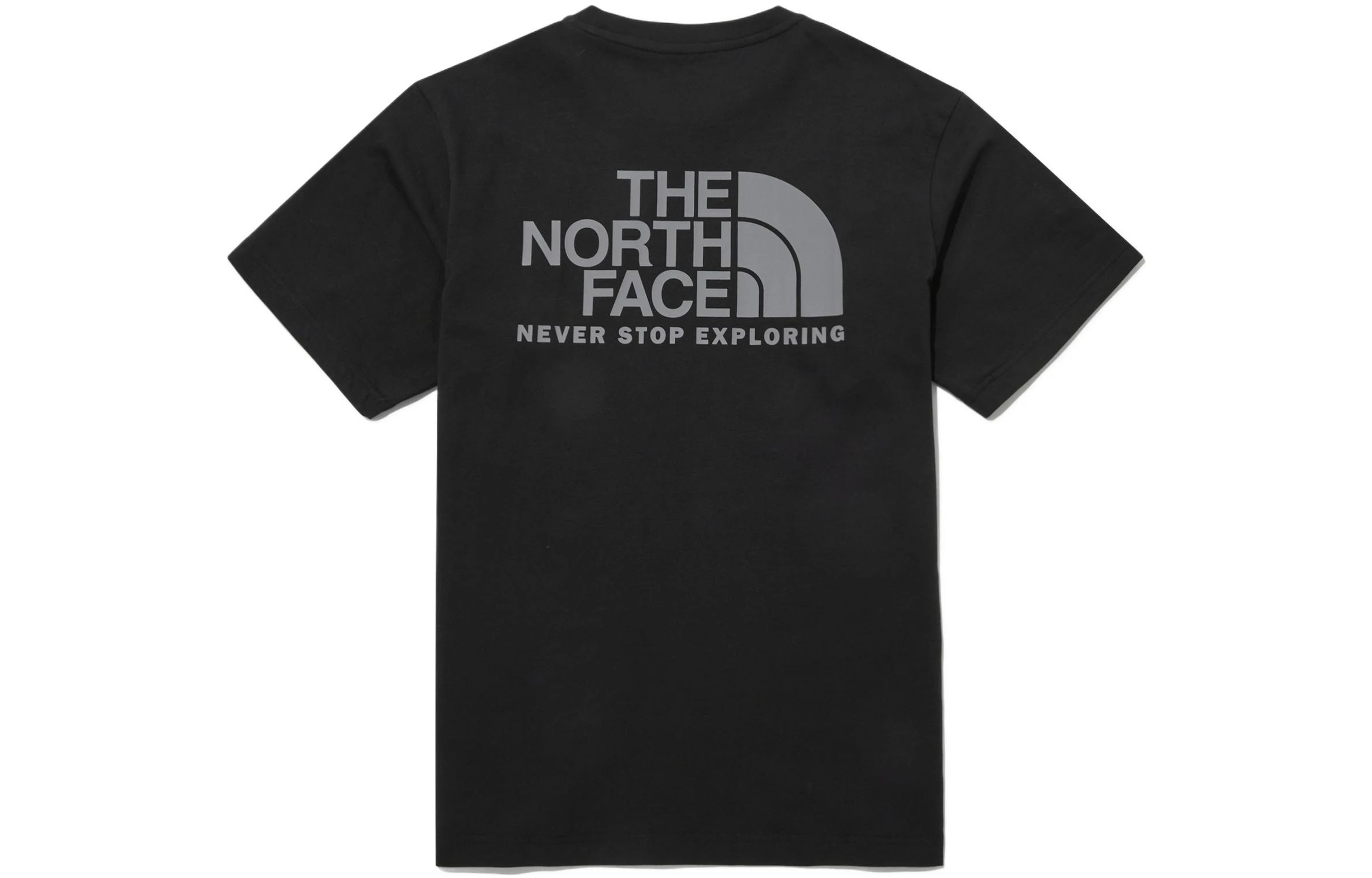商品[国内直发] The North Face|北面 美式复古背后大Logo字母印花圆领短袖T恤 男女同款 黑色,价格¥0,第1张图片
