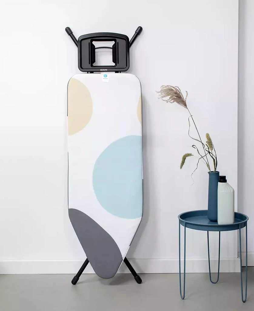 商品Brabantia|Ironing Board C, 49" x 18", 124 x 45 Centimeter - Solid Steam Iron Rest, 1" 25 Millimeter White Frame,价格¥1488,第4张图片详细描述