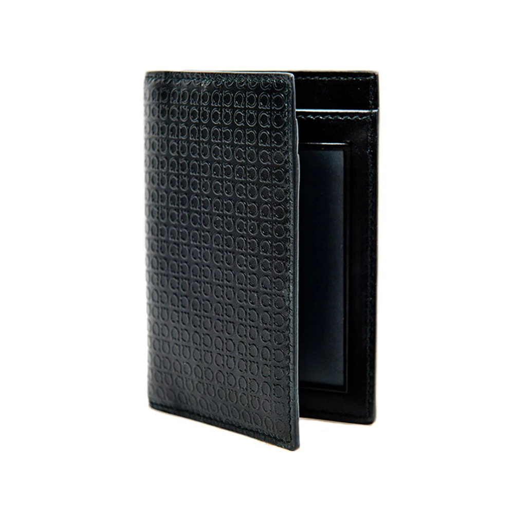 Salvatore Ferragamo 菲拉格慕 男士牛皮短款钱夹黑色 66-9137-PCNERO 商品