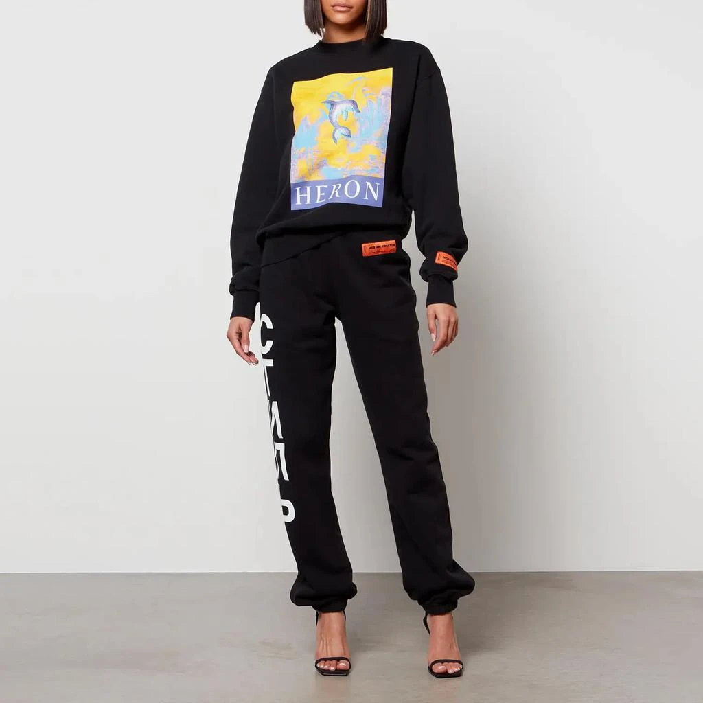 商品Heron Preston|Heron Preston Women's Dolphin Graphic Sweatshirt - Black,价格¥1078,第3张图片详细描述