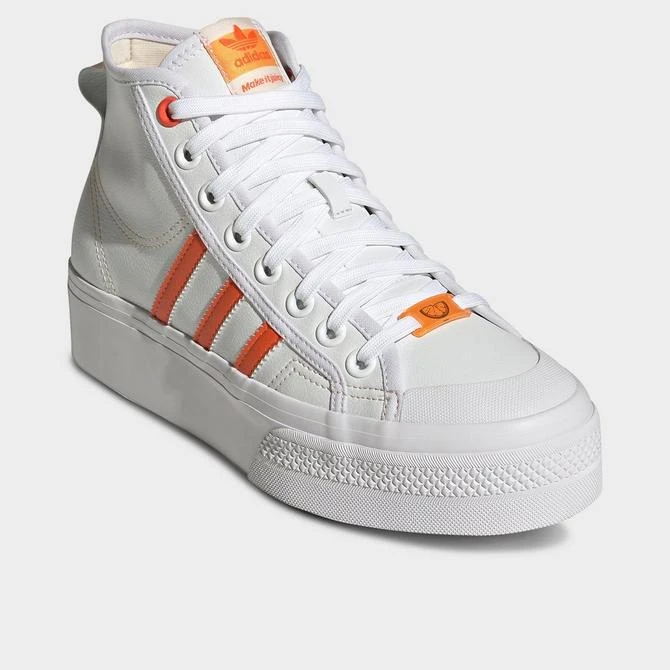 商品Adidas|Women's adidas Originals Nizza Platform Mid Casual Shoes,价格¥708,第2张图片详细描述