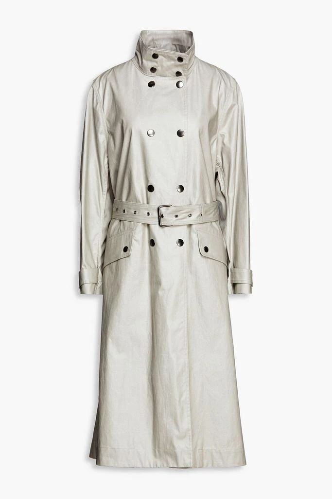商品Isabel Marant|Oversized coated cotton-canvas trench coat,价格¥2949,第1张图片