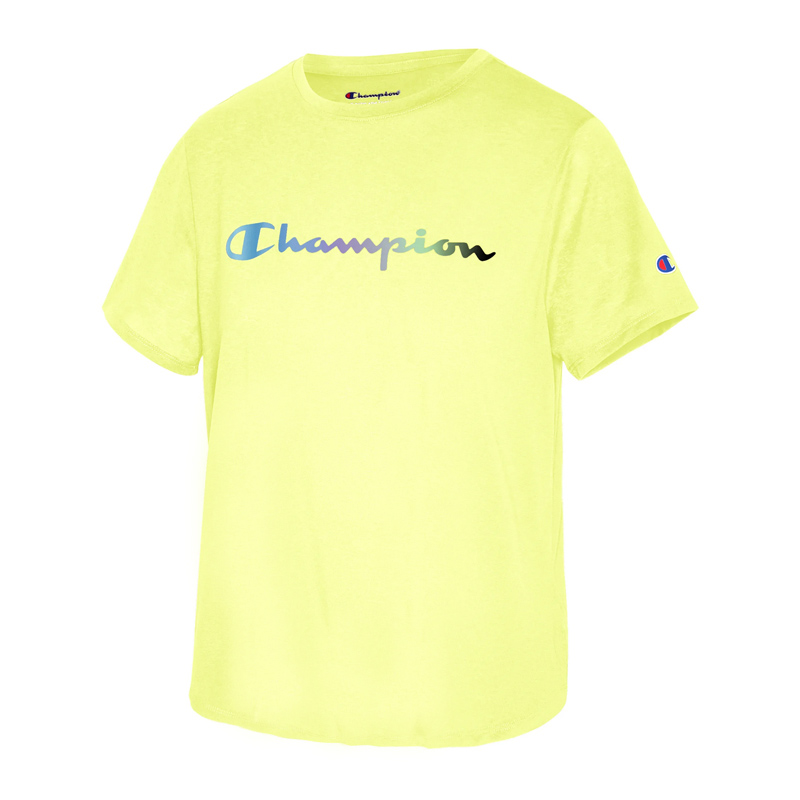 Champion 女士黄色圆领 T恤 W5682G-550770-992商品第1张图片规格展示