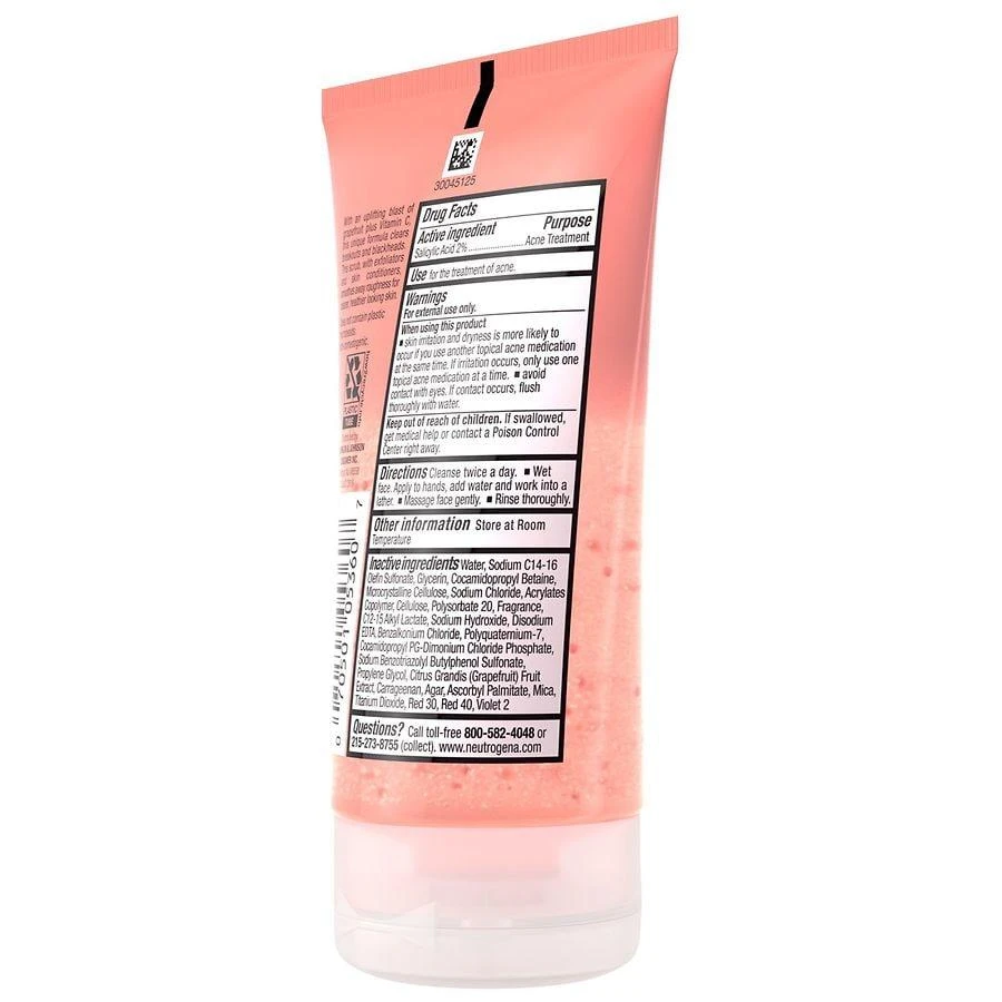 Oil-Free Acne Wash Facial Scrub Pink Grapefruit 商品