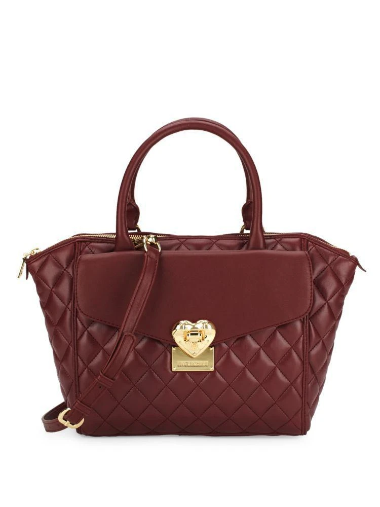 商品Moschino|Quilted Zippered Satchel,价格¥787,第1张图片