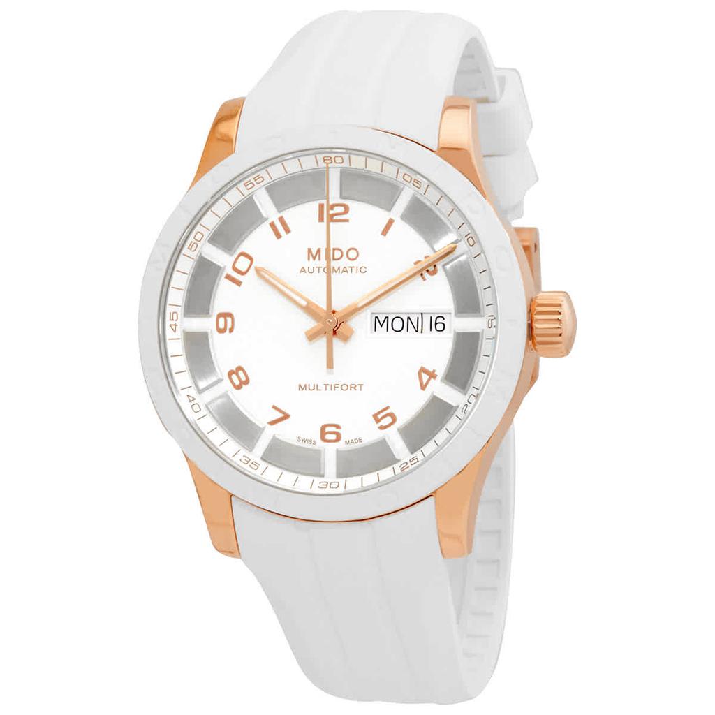 Mido Multifort Automatic White Dial Unisex Watch M018.830.37.012.80商品第1张图片规格展示