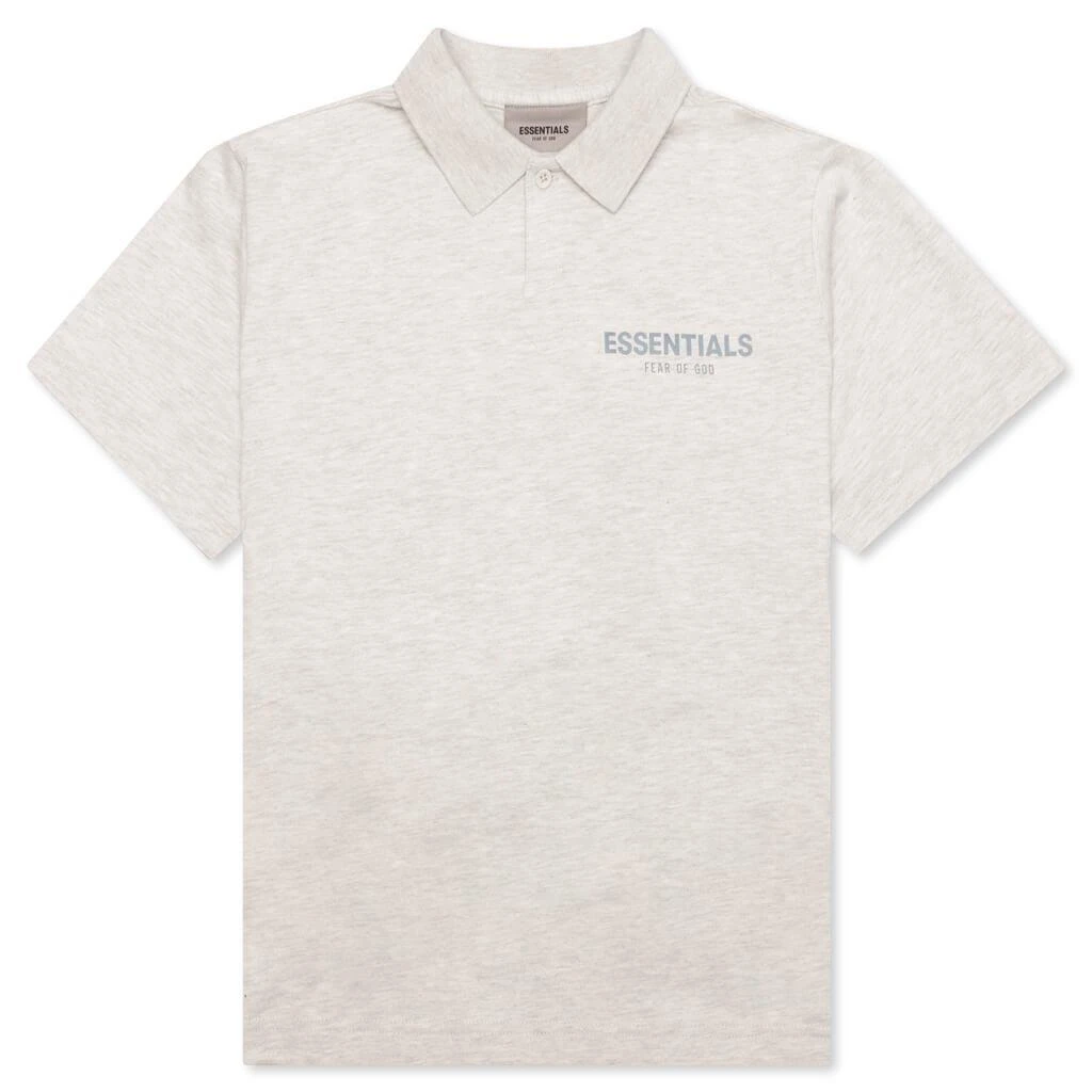 商品Essentials|Essentials Kid's S/S Polo - Light Heather Oatmeal,价格¥364,第1张图片