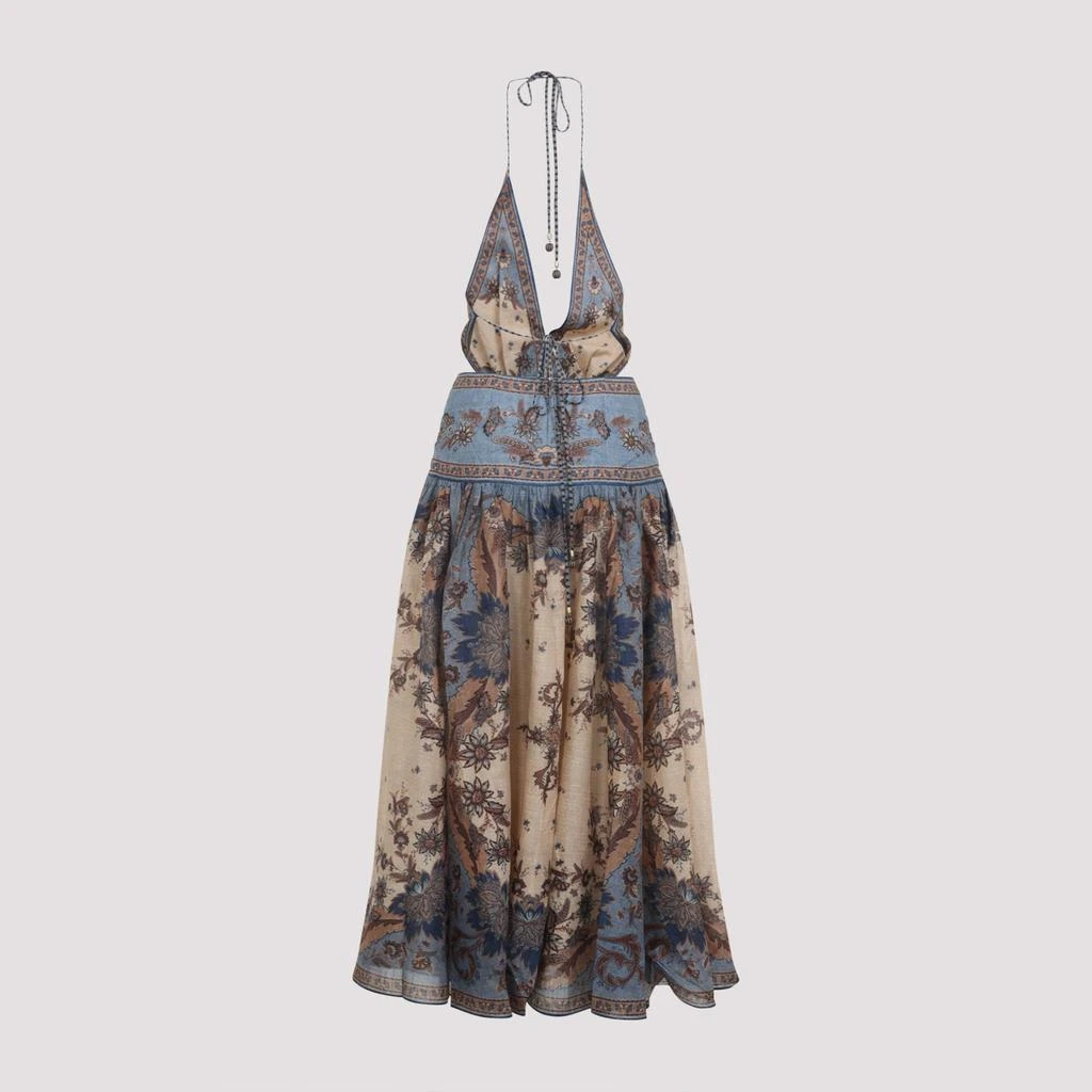 商品Zimmermann|Zimmermann Ascension Plunge Halter Maxi Dress,价格¥12298,第2张图片详细描述