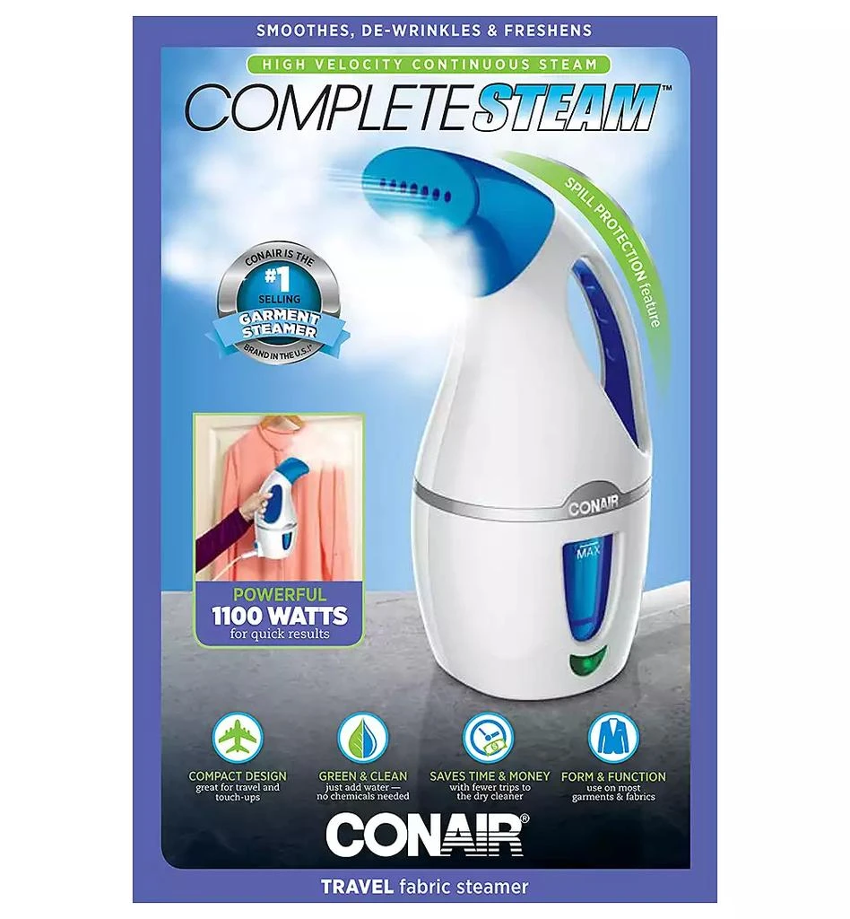 商品Conair|GS2 CompleteSteam Travel Fabric Steamer,价格¥263,第3张图片详细描述