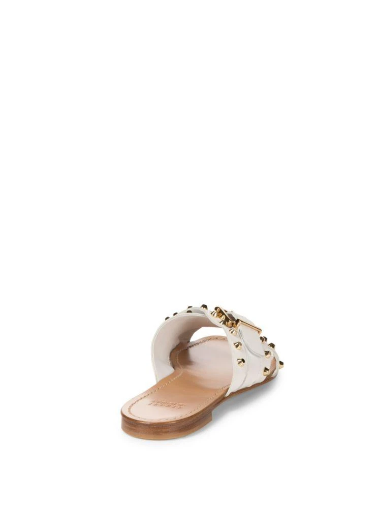 商品Stuart Weitzman|Studded Leather Slides,价格¥789,第2张图片详细描述