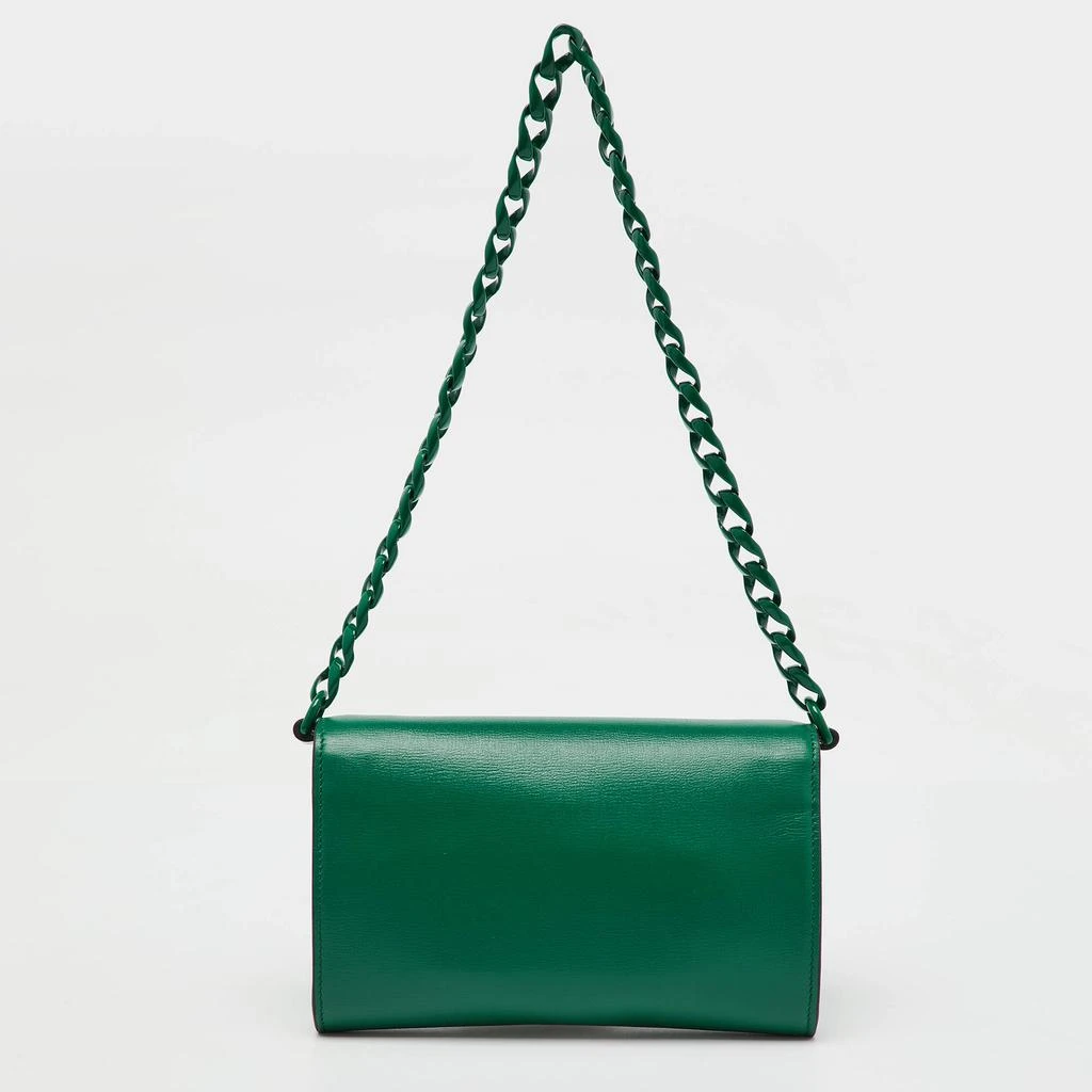 商品[二手商品] Gucci|Gucci Green Leather Mini Horsebit 1955 Shoulder Bag,价格¥9758,第4张图片详细描述