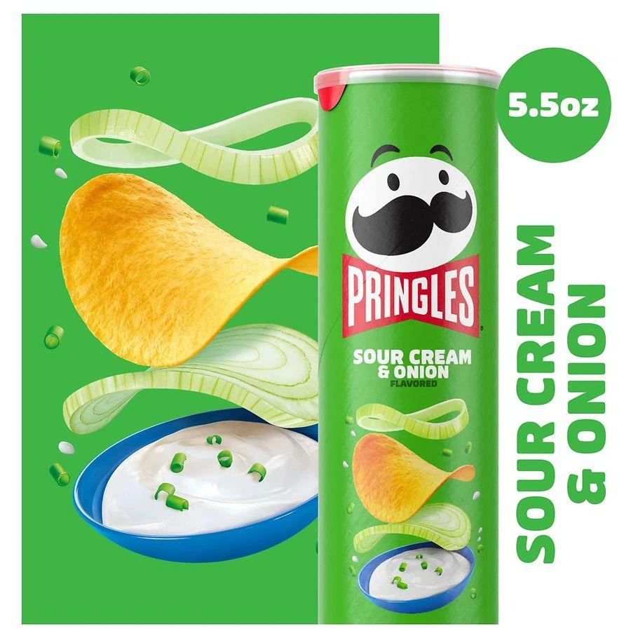 商品Pringles|Potato Crisps Chips Sour Cream and Onion,价格¥22,第2张图片详细描述